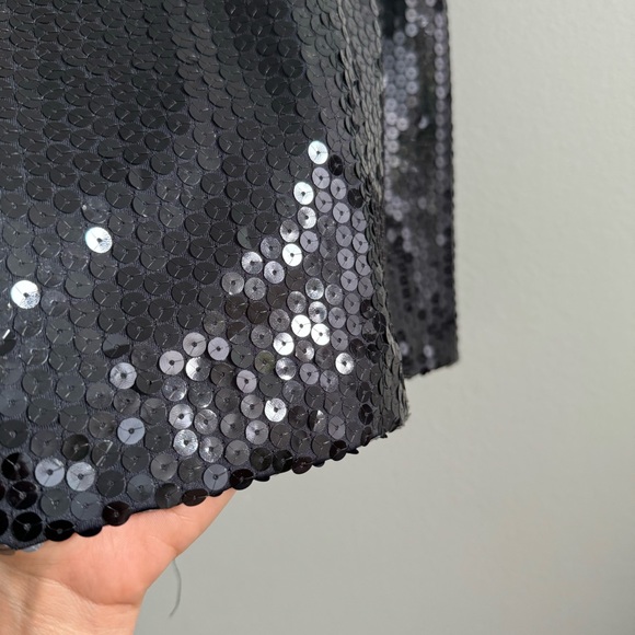 Vintage Sonia Rykiel Paris Spaghetti Strap Sequin Mini Dress Size XS - Picture 8 of 11